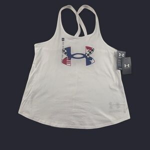 Under Armour Women’s Freedom White Tank Top – Size Large | NWT